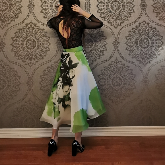 Custom made 100% silk skirt - Picture 7 of 14